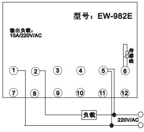 EW-982E厨具冷藏、保鲜温度控制器-德世朗保鲜三宝厨具-EW-982E厨具冷藏、保鲜温度控制器-上海浦胜五金交电有限公司